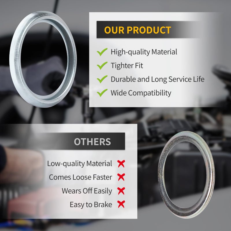luxlead 20 PCS M16 Oil Drain Plug Gasket Crush Washer Compatible with Subaru Outback Legacy Impreza Forester BRZ XV Crosstrek, Replaces 803916010 - Image 4